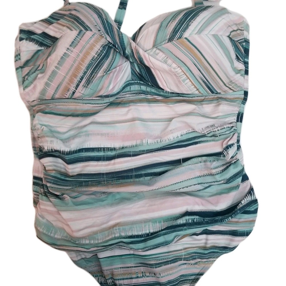Jantzen Swimsuit size 14 One-Piece Swimwear Women's Bathing Suit